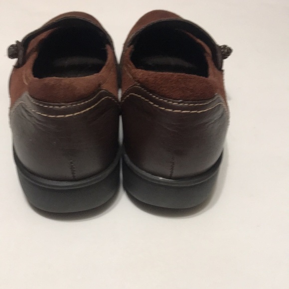 Clark Artisan Mary Jane Button Strap Flats 6.5M - Picture 3 of 11